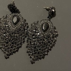 Black earrings